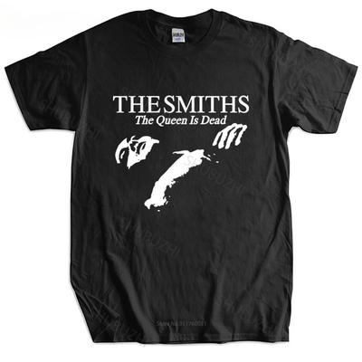 ZYLLO T Shirt Summer Tops The Smiths "The Queen Is Dead" - T-Shirt, 1980's Indie, Morrissey Bigger Size Homme Black T-shirt