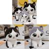 Cute Cat Simulation Plush Toy 8in Animal Cloth Doll Girl Doll Gift Holiday Gift