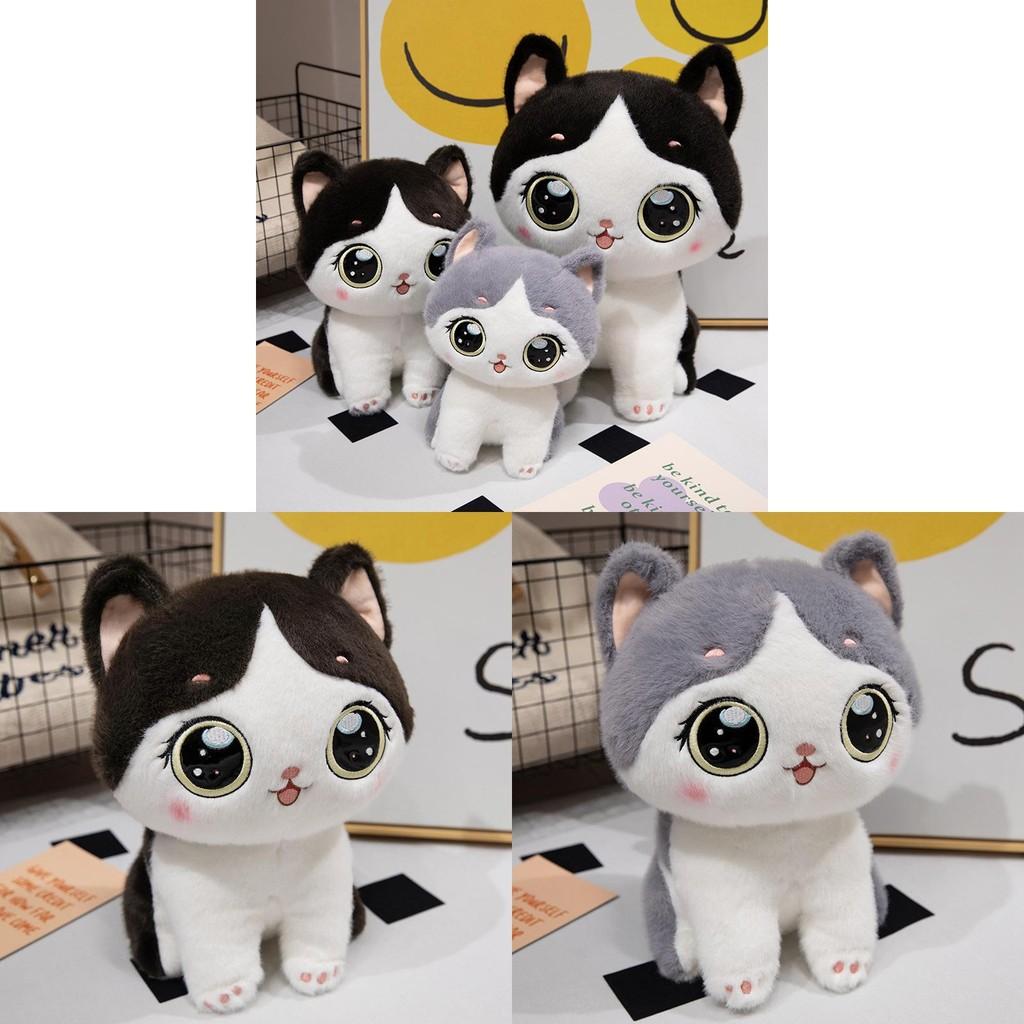 Cute Cat Simulation Plush Toy 8in Animal Cloth Doll Girl Doll Gift Holiday Gift