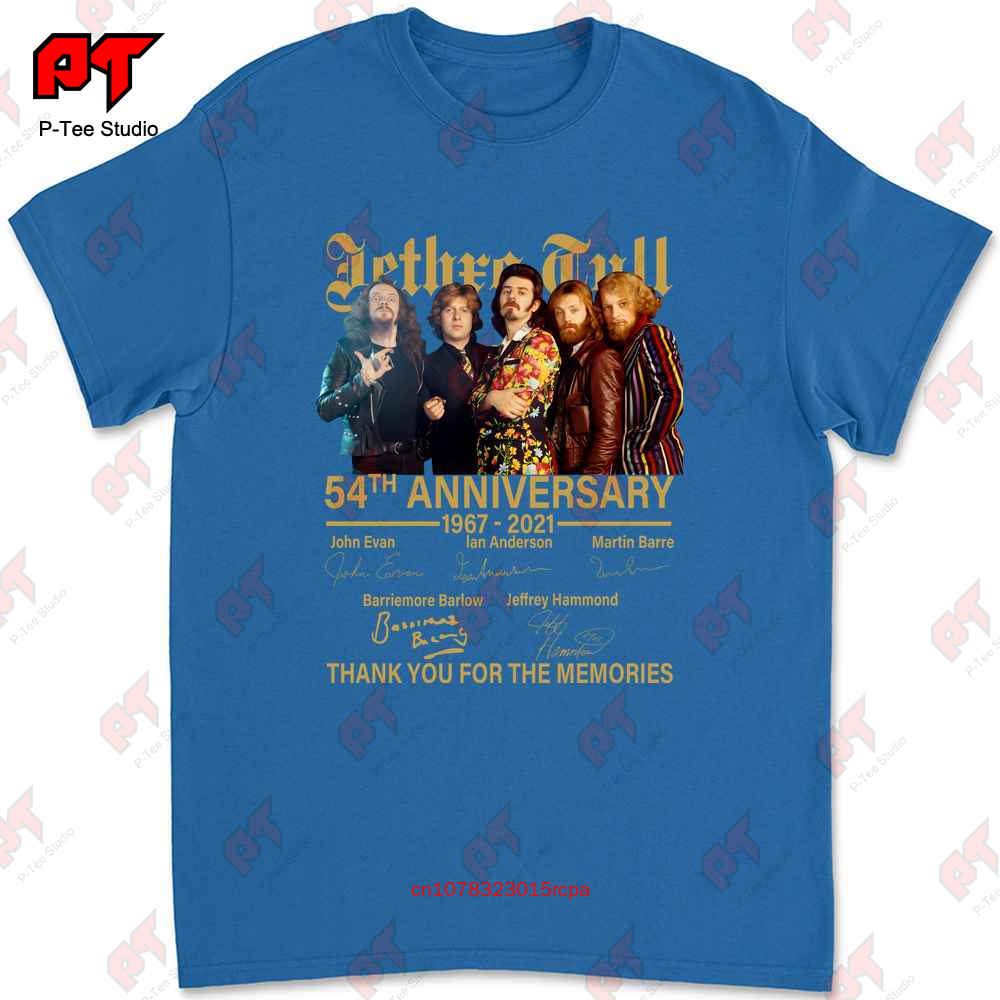 Jethro Tull 54Th Anniversary Rock Band Fan Retro T Shirt S 5Xl Black NVBO