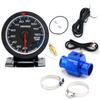 CNSPEED 60MM Temperature Gauge 20--120 C Water Temp Meter Red & White Lighting Car Water with Sensor Adapter