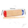 For Guiro Instrument Wooden Kids Toy Early Music Education Percussion Training Tool with Scraper for Musical Tone Development