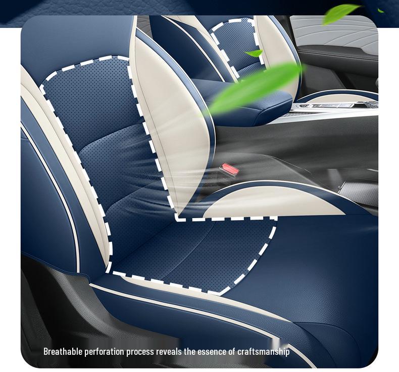 Xingrui Universal Leder Autositzbezug - Vier Jahreszeiten, Vollumfassend, Fünfsitziges Kissen.