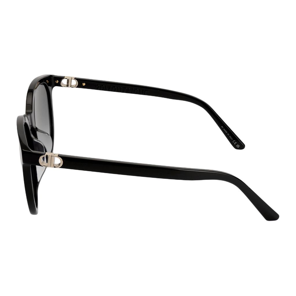 Dior Logo Decorative Irregular Shape Sunglasses Women sunglasses Black 30MONTAIGNEMINI-R2F