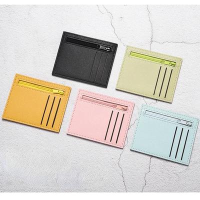Moda Kadın Mini Banka Kredi Kartı Tutucu Organizatör Cüzdan bozuk para cüzdanı Ultra Ince Deri KIMLIK Kartı Tutucu Kart Çantası