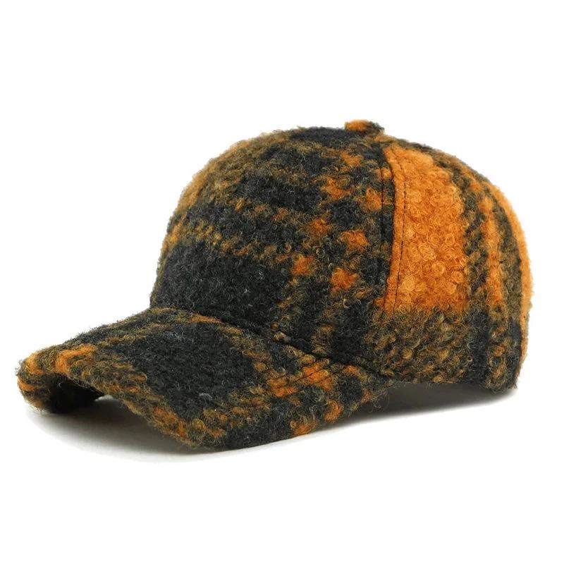

LDSLYJR Winter Polyester Print Warm Casquette Baseball Cap Adjustable Outdoor Snapback Hats for Men and Women 137 56-60cm adjustable