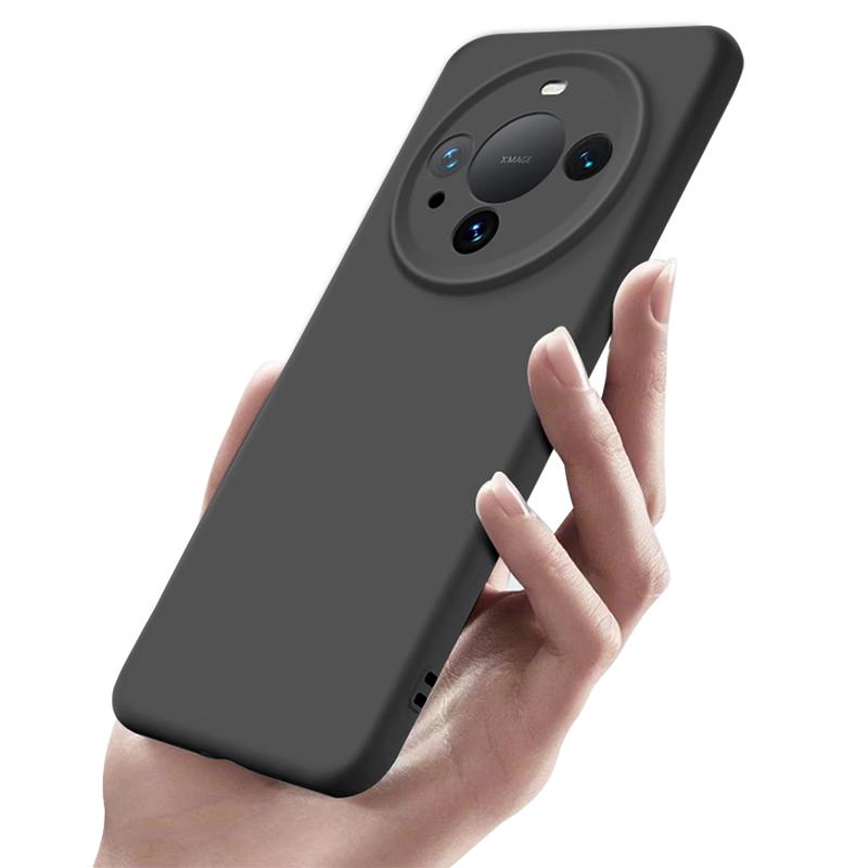 GURRS Huawei Mate60 Case Full Coverage Ultra-Thin Shockproof Scratch-Resistant Liquid Silicone Protective Cover Simple Unisex Far Peak Blue