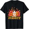 Funny Purrkey Turkey Cat Kitten Funny Thanksgiving Cat Lover T-Shirt