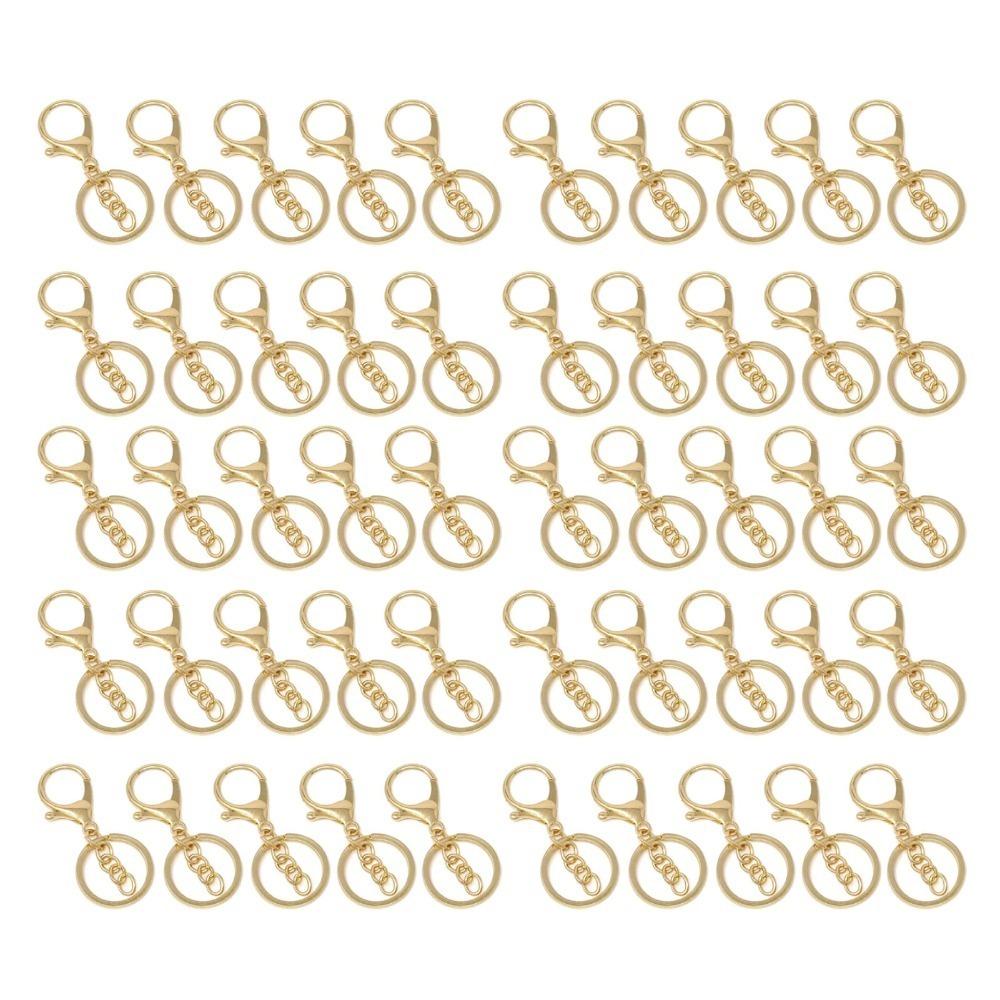 50Pcs Golden Shrimp Lobster Clasp Hardware Gift small ornament assembly золотой