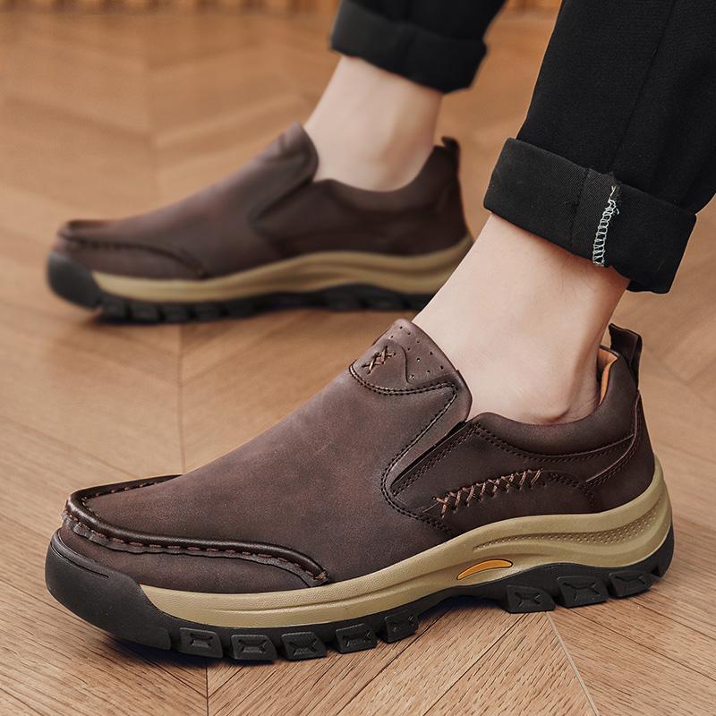 Große Größe 48 Handgefertigte Lässige Lederschuhe Herren Bequeme Mokassins Herren Flache Schuhe Echtes Leder Herrenschuhe