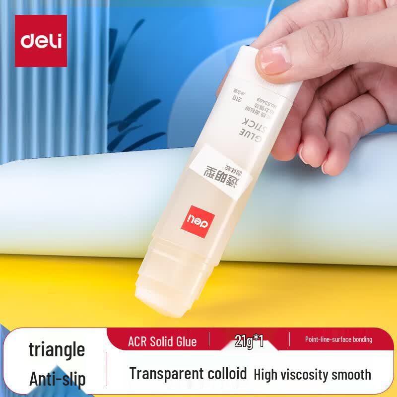 Deli 21g Triangular Solid Glue Stick