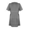 Women's Summer Casual Square Neck Pleated Front With Pocket Printed Short Sleeve Dresses