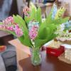 3PCS Multi-color Artificial Flower Branches 40 CM Simulation Bell Orchid Photography Prop