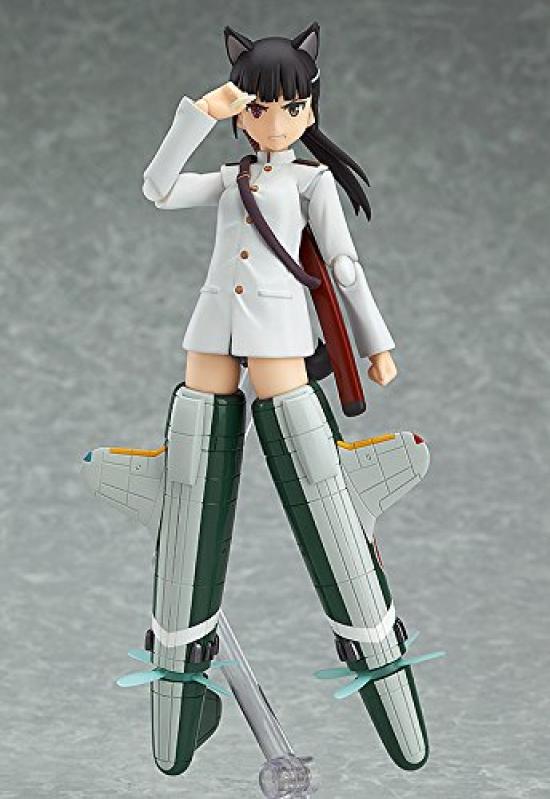 Figma Strike Witches the Movie Mio Sakamoto malovaná pohyblivá figurka Měřítko neurčeno ABS&PVC