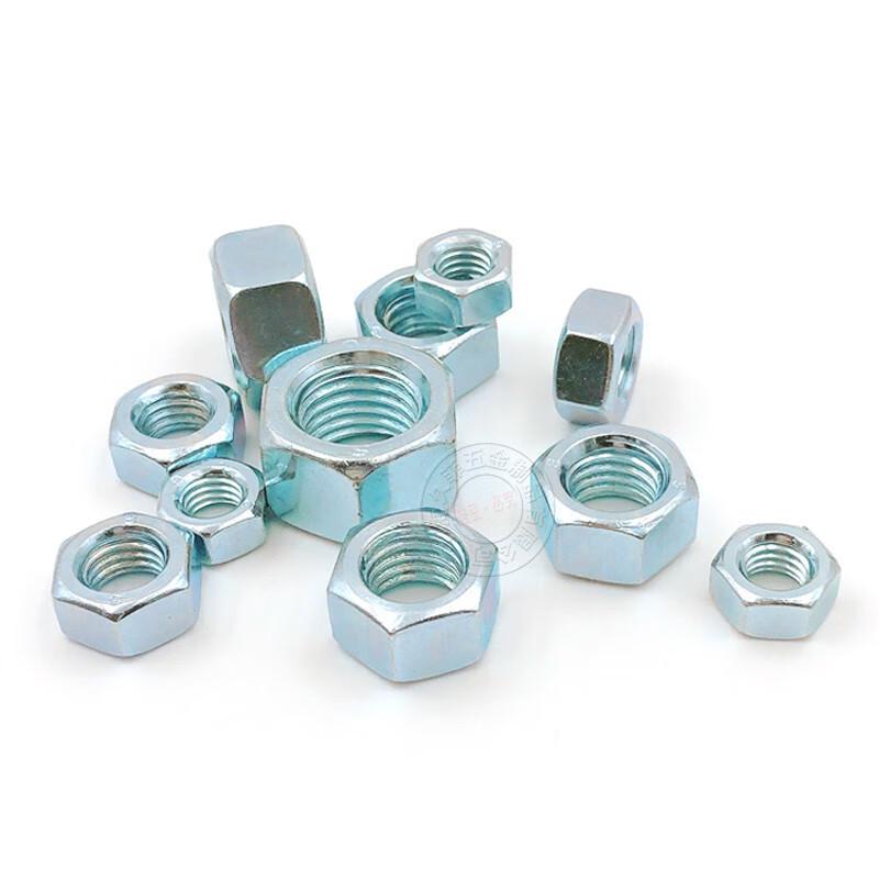 Brangdy GB6170 M8 High-Strength Galvanized Hex Nuts, 100-Pack
