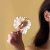 Sweet Orchid Flower Hairpin Rhinestone Women Side Clip Headdress Butterfly Orchid Hair Clip  Beach