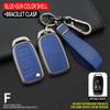 Lega di Zinco + Pelle Custodia Copri Guscio Protettivo per Chiave Auto con Telecomando Flip per Camion Daf 106 Cf Euro 6 Xg Xf