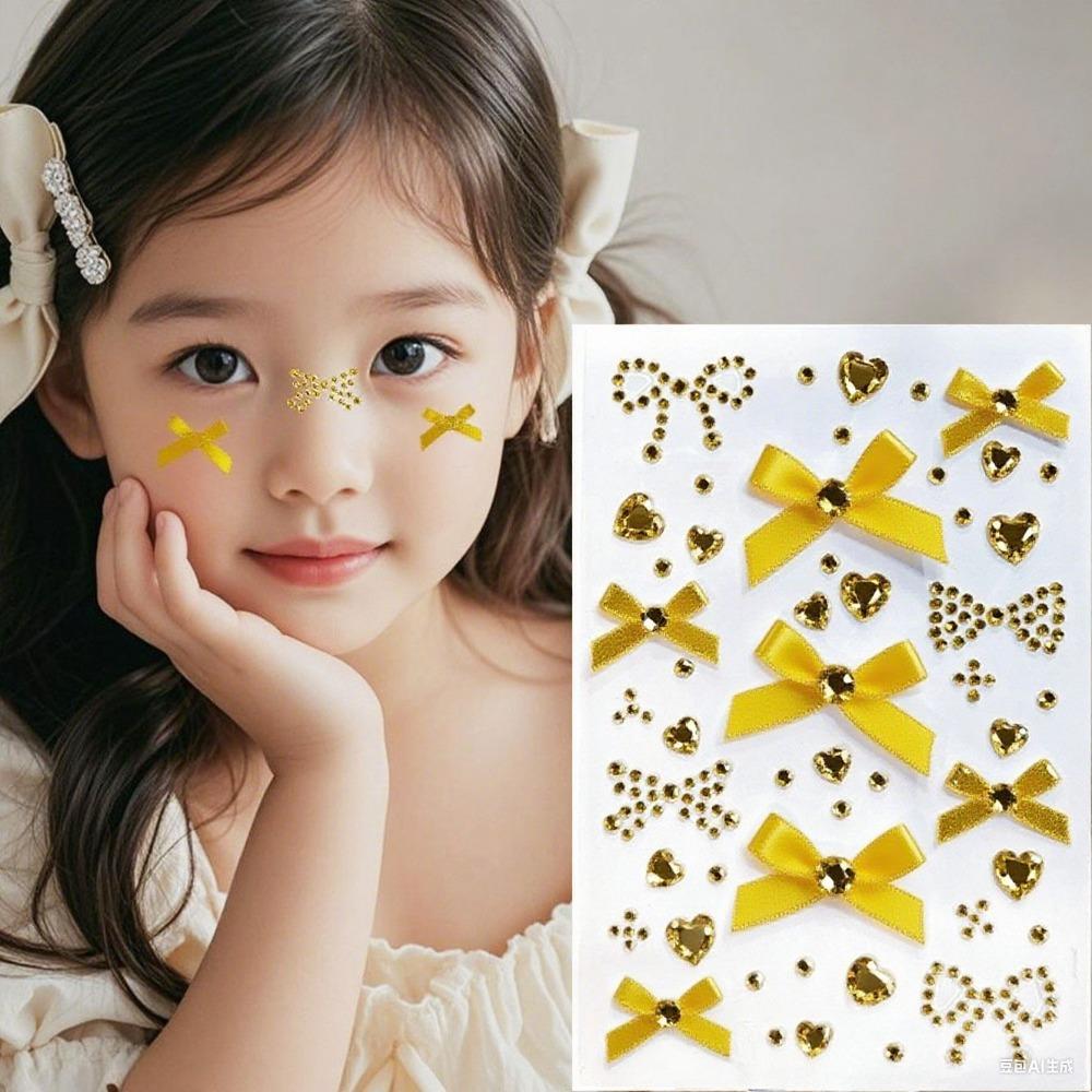 Waterproof Face Gem Sticker Sparkling Face Tattoo Sticker Fashion Makeup Sticker  Music Festival