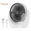 Desk Fan with 2-Speed Settings Strong Airflow Low Noise Compact Design Portable Table Air Circulator Cooling Fan