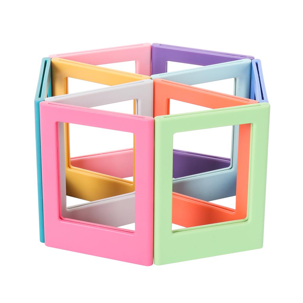 Magnetic Picture Frame Plastic Photo Holder  for Fridge Refrigerator Magnets for Polaroid Photos