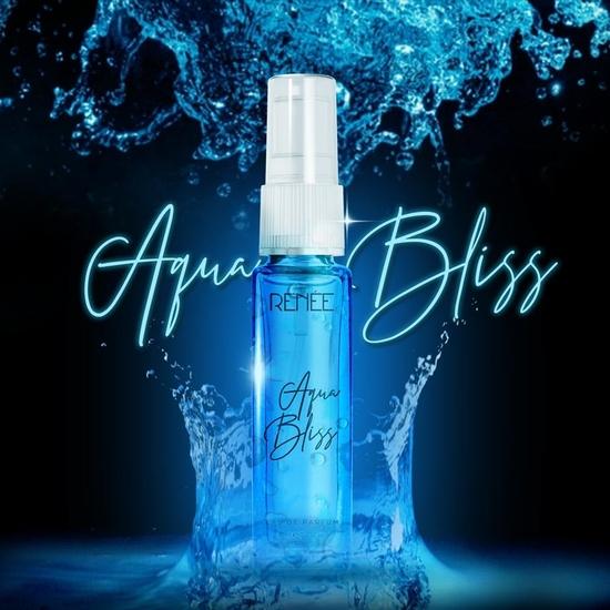 RENEE Aqua Bliss Eau De Parfum, Premium Long-lasting Fragrance With Notes of Lemon, Bergamot, Lily, Nutmeg, Cedar & Patchouli, 8 Ml