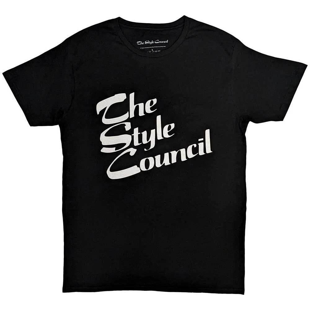 The Style Council Stacked Logo T-Shirt Black New 4XL