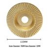 Curved Wood Carving Sanding Disc & Sharpening Stone Set for Angle Grinders