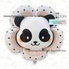 Minimalist Black & White Bow-Shaped Birthday Balloon Decoration