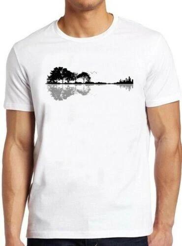 Guitar Tree Nature Forest Climate Change Music Vintage Cool Gift T Shirt M211 L