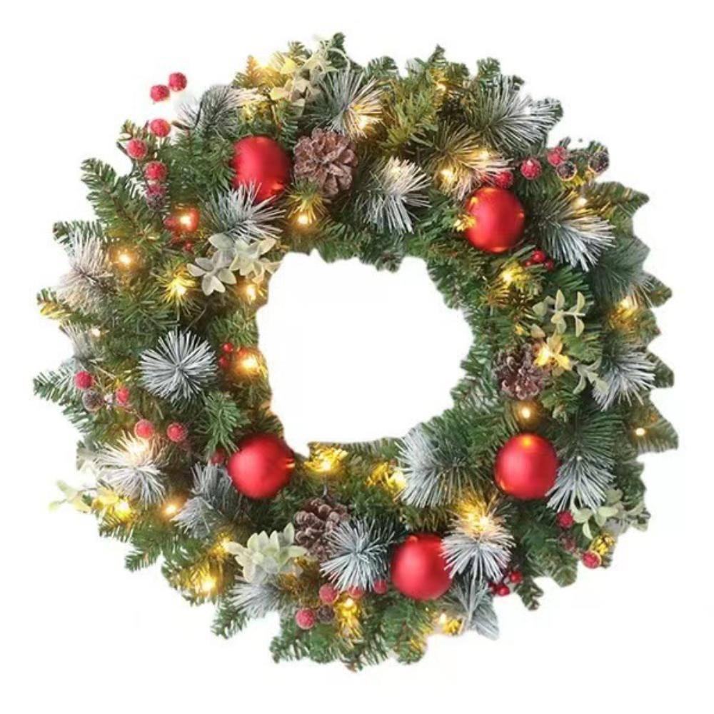 Front Door Wreath Comfortable Xmas Wreath Christmas Ball Wreath Unique For Hotel Office Front Door