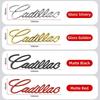 Metallbuchstaben Auto Heckaufkleber Kotflügel Seite Kofferraum Abzeichen Für Cadillac ATS BLS CTS EXT SLR SRX STS XT4 XTS XT6 Escalade Deville CT5