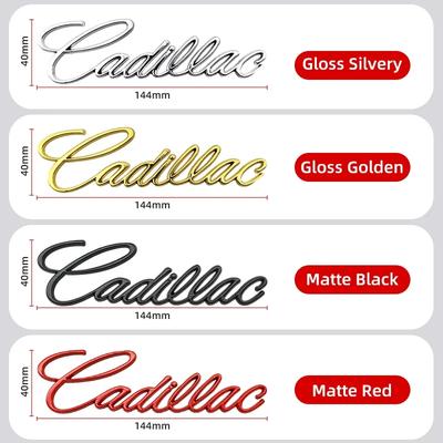 Letters C175 Logo Car Side Fender Rear Sticker For Escalade CT5 CT6 XT5 XT6 DTS SLS XLR ATS SRX Tiburon Styling Accessories