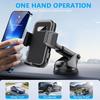 ML239 360 Degree Rotating Car Phone Mount with Telescopic Arm Suction Cup Base Cellphone Holder