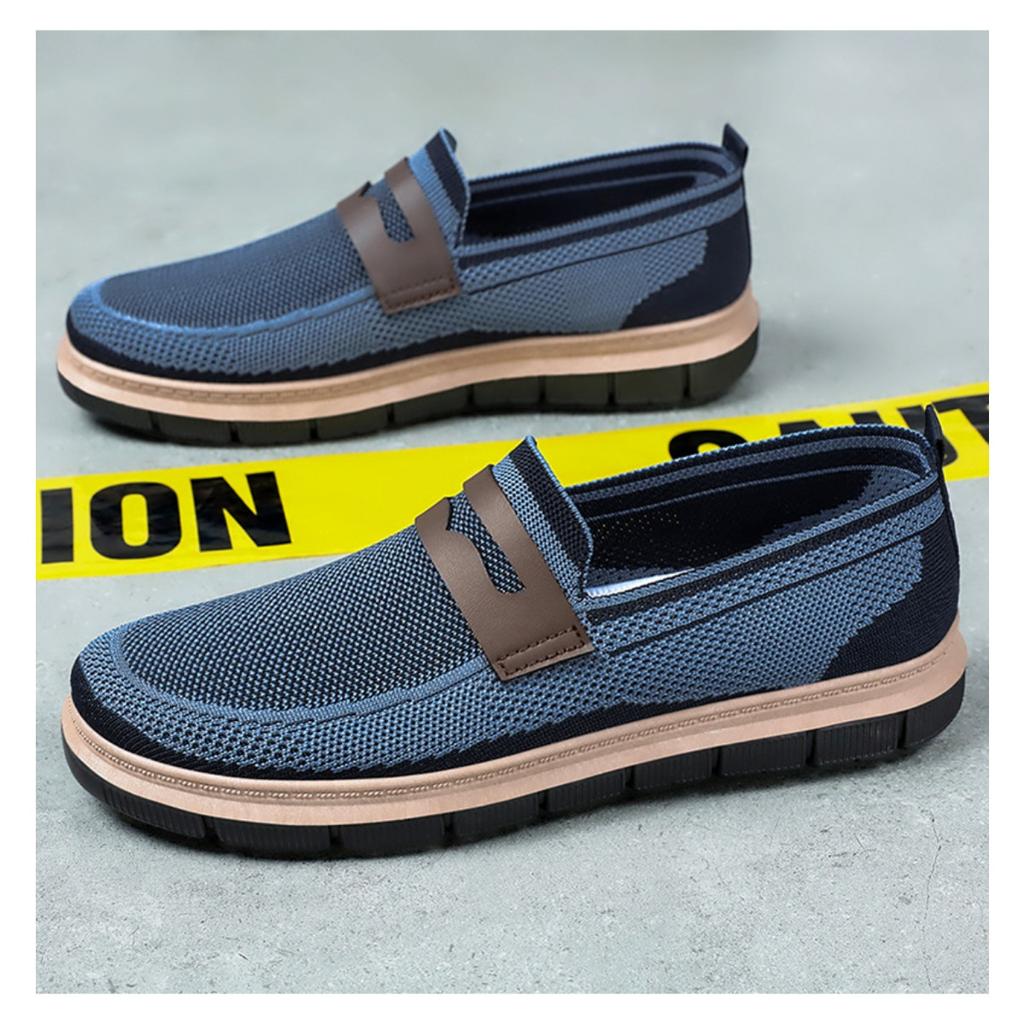Men's Summer Sneakers British Style Casual Shoes Lazy One Step Shoes Versatile Single Shoes