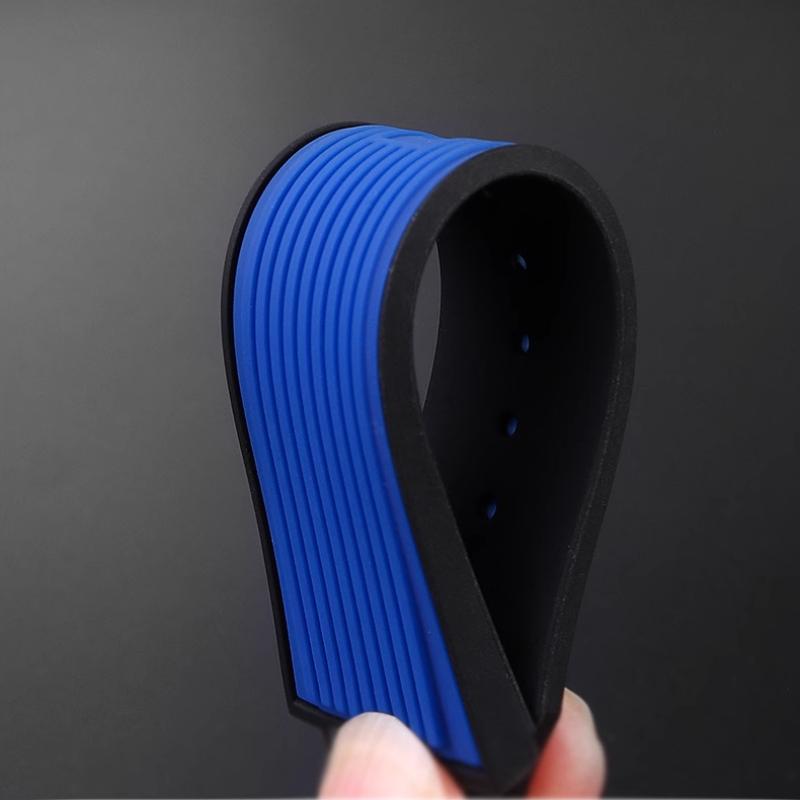 For HUBLOT BIG BANG Series Silicone Rubber Strap 27x17mm Convex Interface Watch Band Men Collapsible Buckle Bracelet Accessories