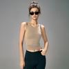 Mitaogirl Kendall Sports Vest Women Quick-Drying Slim Fit Cycling Yoga Clothes Sleeveless With Chest Pad Fitness Top