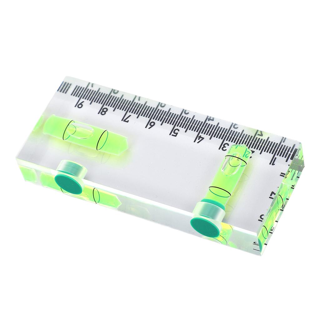 Wasserwaage Magnetisch Acryl Horizontal Vertikal Tragbar Taschenwasserwaage für Heimdekoration