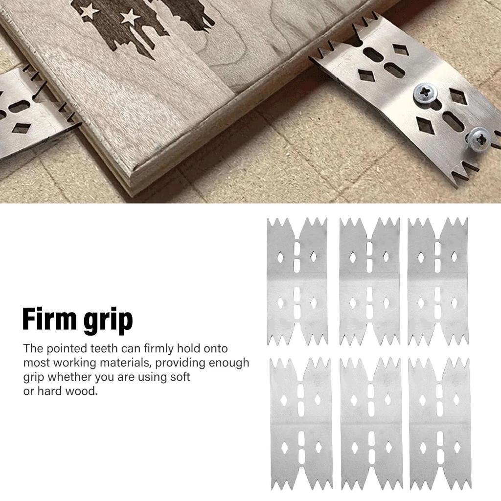 Slab Clamping Dogs Slab Clamping Dogs for Woodworking Tools Stainless Steel Fastening Plate Clamp Tool for Accurate Positioning