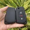 2 3 4 Button Silicone Car Key Case Cover Protect Shell Skin For Toyota Corolla Rav4 C-Hr Yaris Aygo Avensis Scion Vitz Flip Key