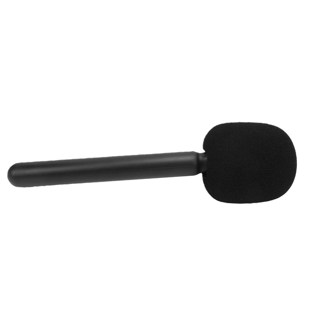 Mic Handle Windproof and Noise Reduction Ergonomic Design Wireless Interview Microphone Rig