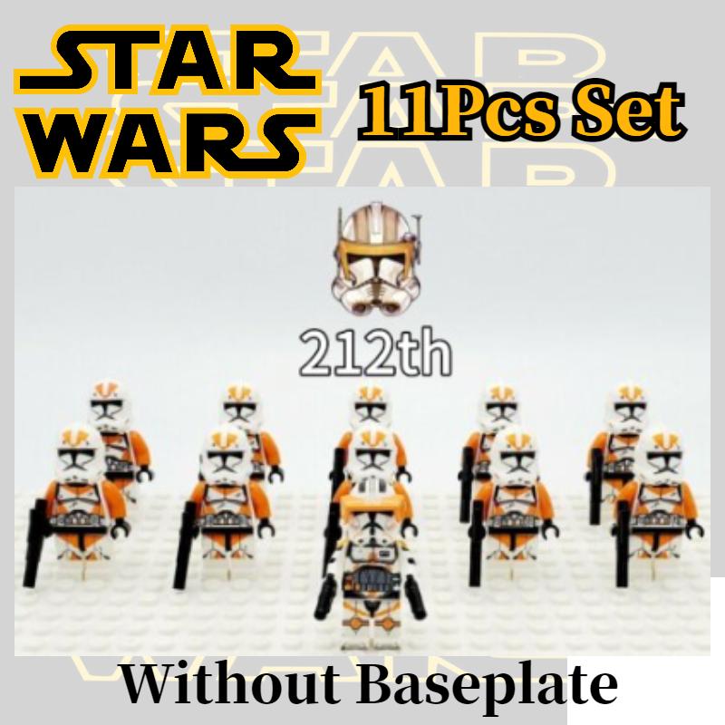 Wars Star 11 stk Clone Troopers Minifigurer Byggeklosser DIY Leker Barn Gaver