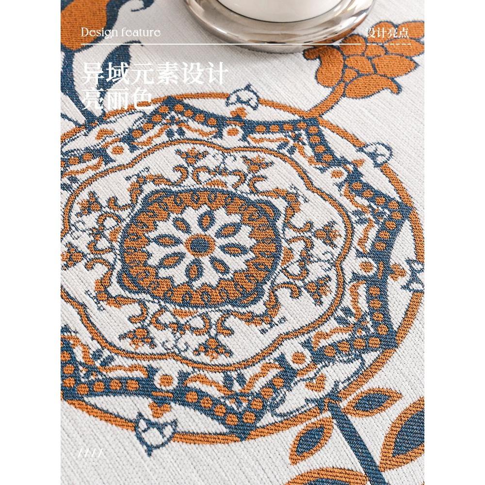 Toalha de sofá de tecido chenille vintage exótico estilo americano capas de sofá laváveis à máquina capa à prova de poeira para decoração de sala de estar