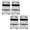 4pcs 75mV DC Current Shunt Resistor Resistance Manganese Copper Alloy for Ammeter Shunt FL?2 800A