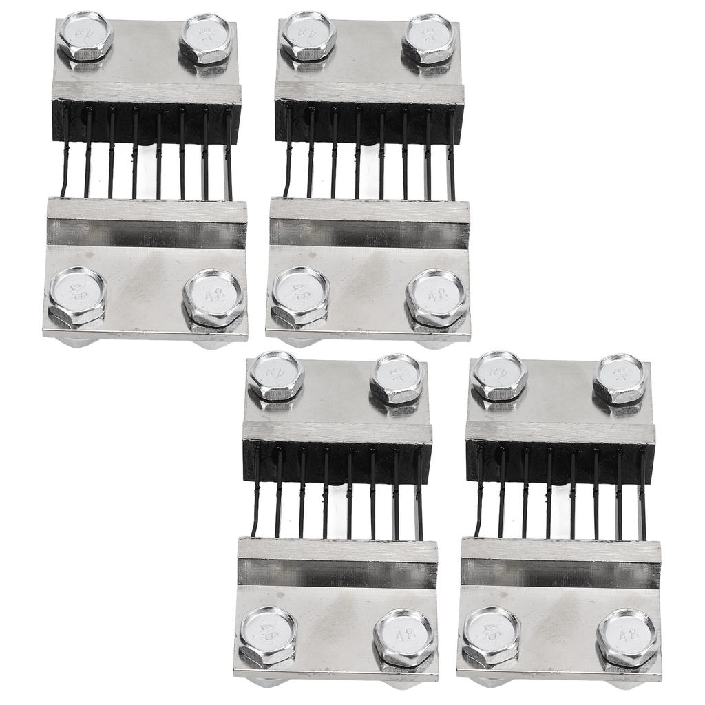 4pcs 75mV DC Current Shunt Resistor Resistance Manganese Copper Alloy for Ammeter Shunt FL?2 800A