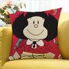 Cartoon Cute M-Mafalda World Various Sizes Square Pillow Case For Car Home Bedchamber Decor