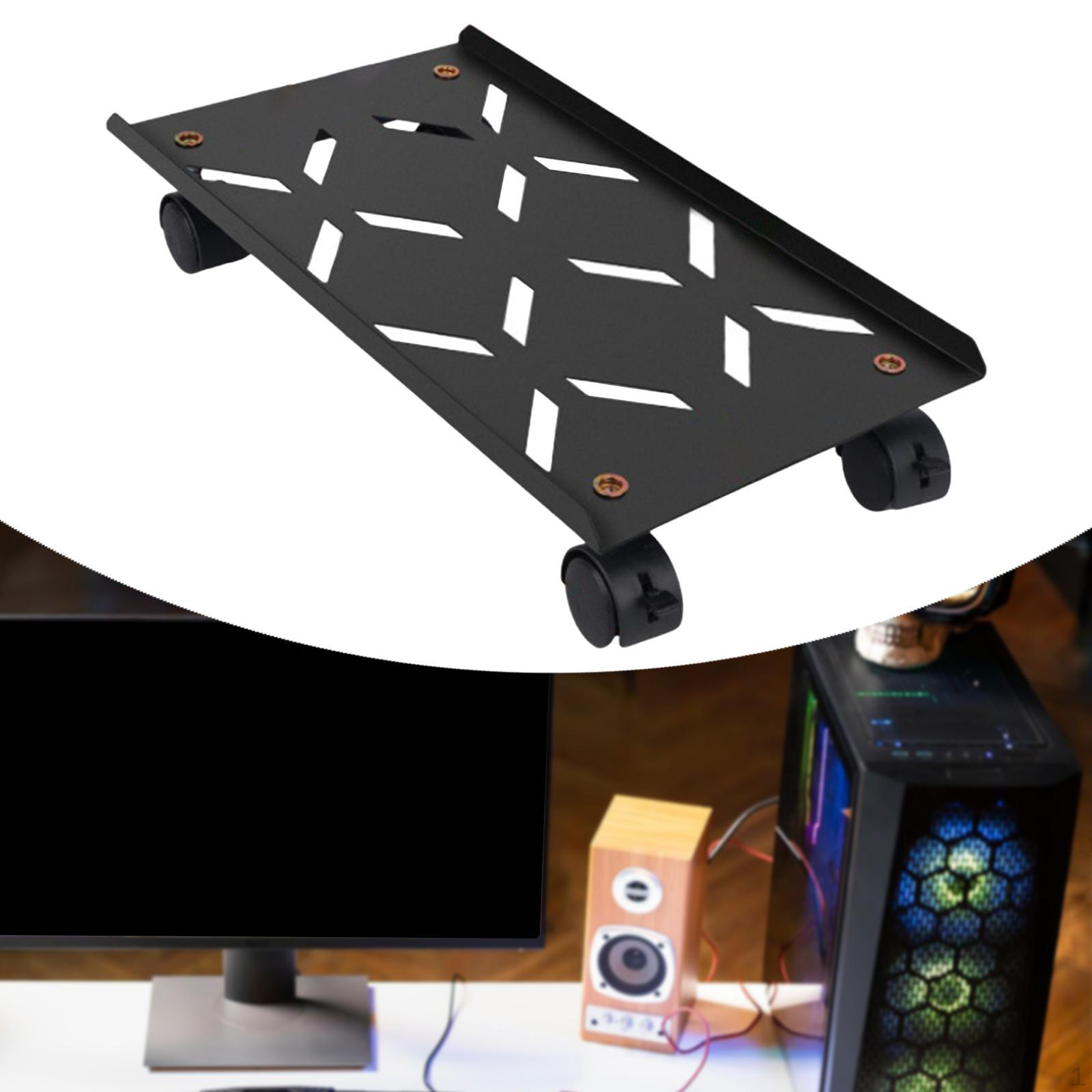 

Подставка для компьютера Держатель для ПК Стабильный Портативный Аксессуар Сверхпрочный с Роликовыми Колесами Подставка для Not Adjustable