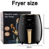 Large Capacity Multi-Functional Electric Air Fryer for Home Use