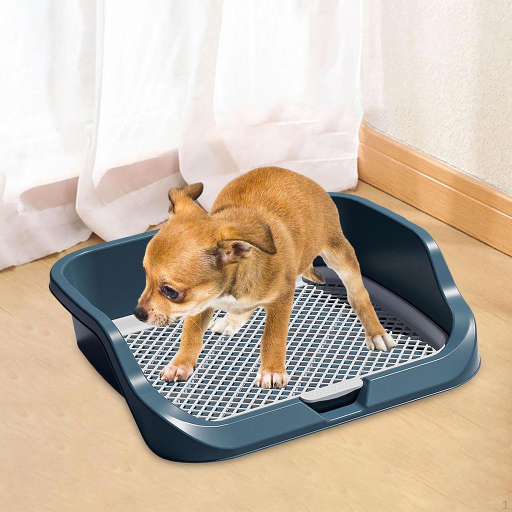 Dog Toilet Potty Pad, Mesh Training Tray, Pet Pad Holder for Indoor Puppy