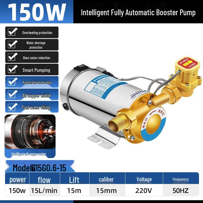 220V Stainless Steel Solar Water Heater Circulation Booster Pump for Tap Pressure
