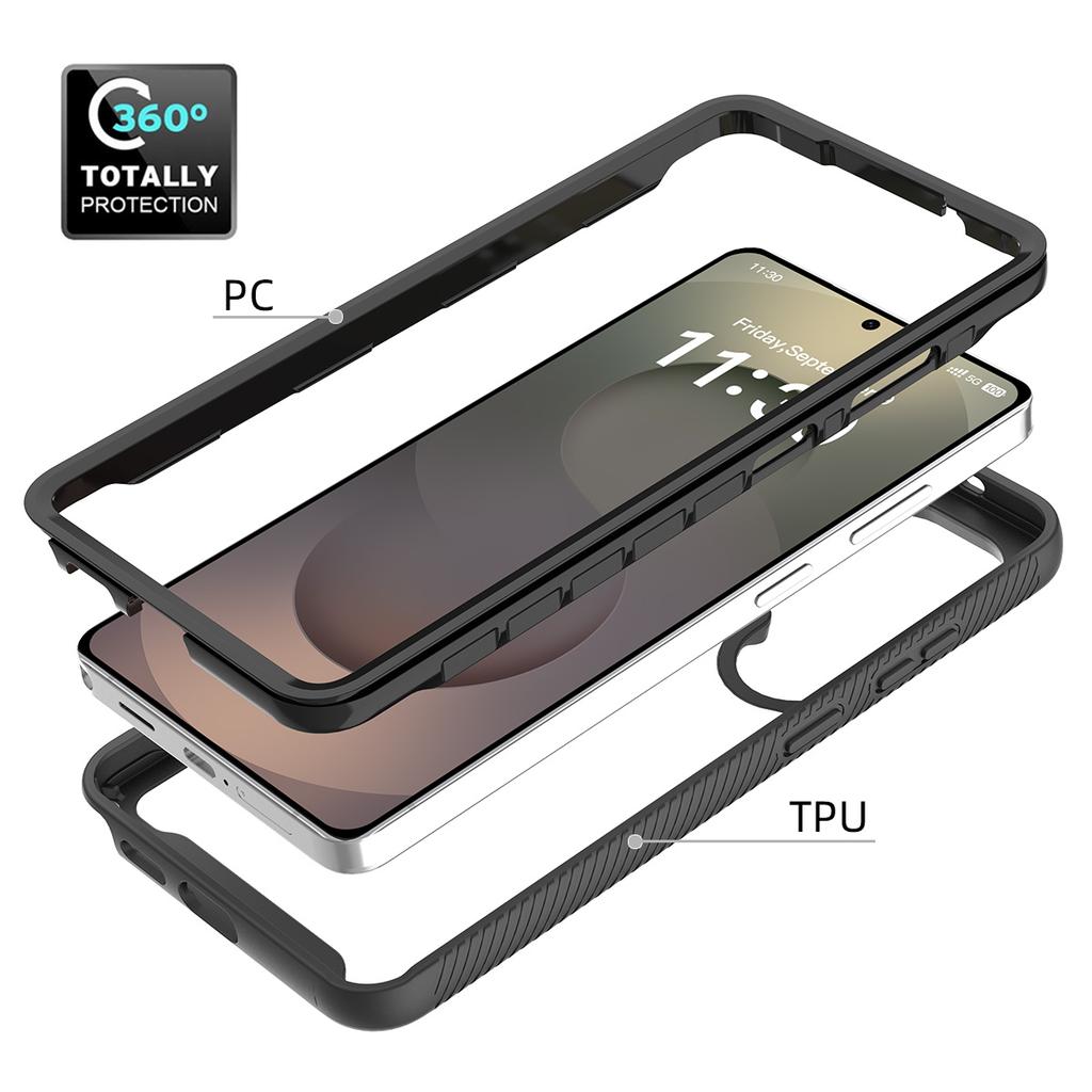 Defend Hybrid Armor Clear Case For Samsung S26 S25 Edge S24 S23 Ultra Plus FE A57 A37 A17 A07 Double-Sided Drop Protection Cover